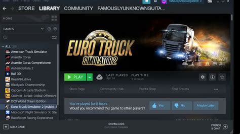 ets2 launch options  Reinstalled ETS2