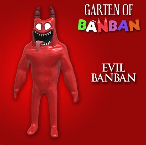 evil banban 3d model  The low poly 