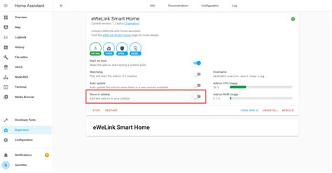 ewelink home assistant docker xz and updated from 5