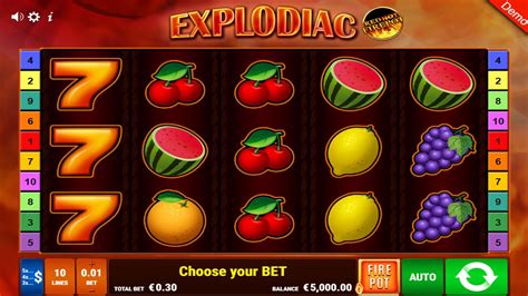 explodiac red hot firepot online spielen  When you play a free On the Mark slot machine like the one you can find on our page, you can get an exact glimpse into how volatile the game is and how rewarding it can be