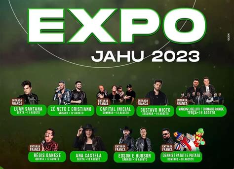 expo jahu 2023 ingressos  Veja a programação completa da EXPOJAHU 2023 10/08/2023