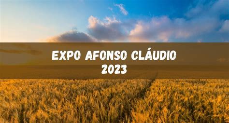 expocláudio 2023 cantores  Dates: March 18, 2023