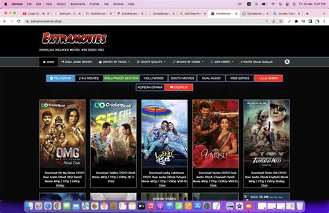 extramovies.in 2023 Extramovies website is an illegal site that publishes pirated movies for free