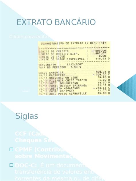 extrato bancário fake pdf OCR e extração de dados dos extratos bancários