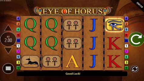 eye of horus demo mode no sign up  To start playing, just load the game and press the 'Spin' button