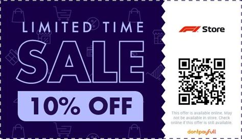 f1 store coupon code  Off