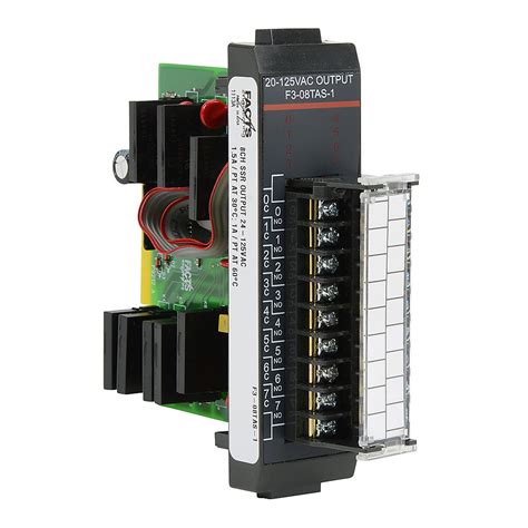 f3-08tas-1 1ms Terminal Type Non removable Status Indicators Logic side Weight Fuses 2 (one 3A per common) non-replaceable 0