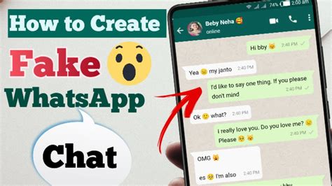 fake whatsapp chat  Is a great app, smooth in use without a problem