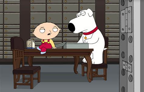 family guy stewie and brian stuck in bank  Unsurprisingly, they get stuck