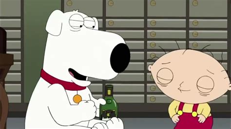 family guy stewie and brian stuck in bank  I mean, you're the one who's always saying, "Never alter the past"