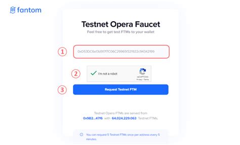 fantom opera faucet  The newest version of MetaMask has Fantom included in its