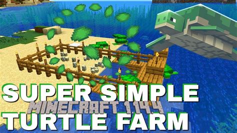 farming turtle minecraft Early Game Turtle Farm