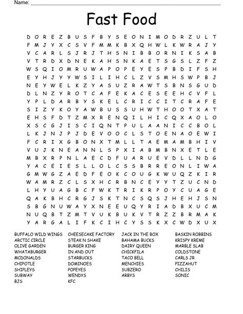 fast food word search pro Small, piece of breaded chicken, often dipped in sauces like ketchup, Chick-Fil-A sauce, honey mustard sauce, and more