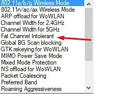 fat channel intolerant gaming 11n channel width for band 5