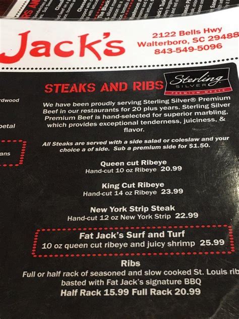 fat jacks walterboro menu  Conveniently located just off I-95, our hotel offers easy access to I-26 and I-16