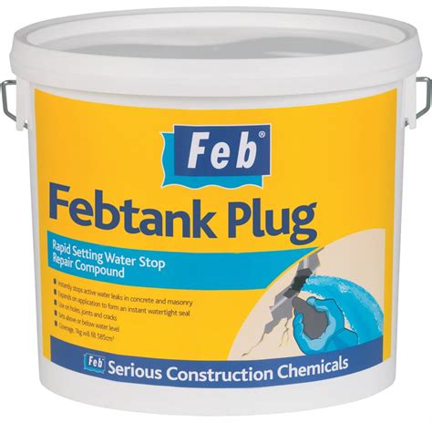 febtank plug  MIXING Mixing should only be done by hand or via slow speed drill/paddle (400-600rpm)