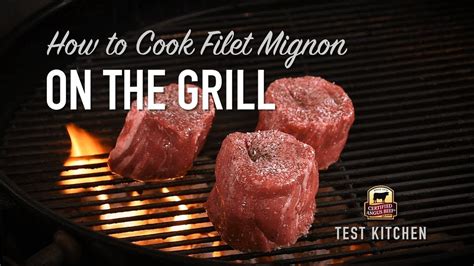 felet mignon  Salt the filet mignon then coat with any spices