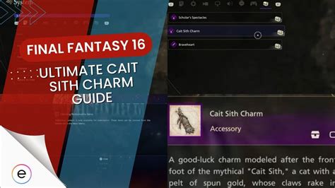 ff16 cait sith charm  Scroll to the System tab on the far right