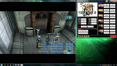 ffxii trainer  Ctrl numpad5 >> reset time scale