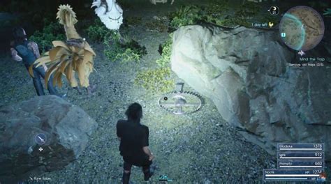 ffxv mind the trap  After you complete the Final Resting Plains side-quest for Dave, if you travel to Cauthess Area outpost, you can play the Final Fantasy XV A Rocky End side-quest