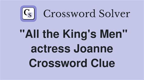 fifties star joanne crossword clue  Find clues for Largely obdurate knight rejected author Joanne (6) or most any crossword answer or clues for crossword answers