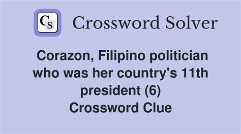 filipino boxer and politician crossword clue  The Crossword Solver finds answers to classic crosswords and cryptic crossword puzzles