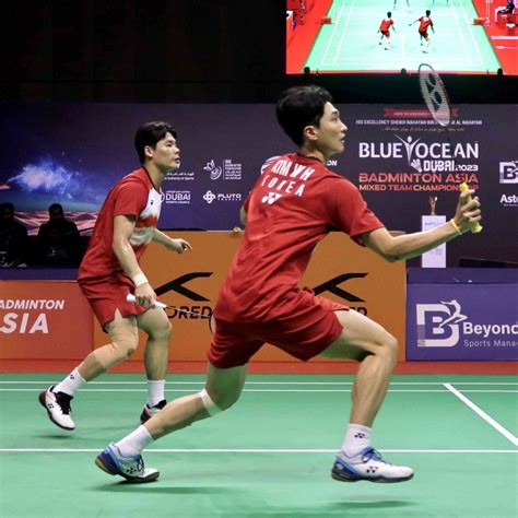 final badminton putra asian games  Pertandingan menjadi menarik setelah Fajar/Rian sukses menyamakan kedudukan hingga 19-19