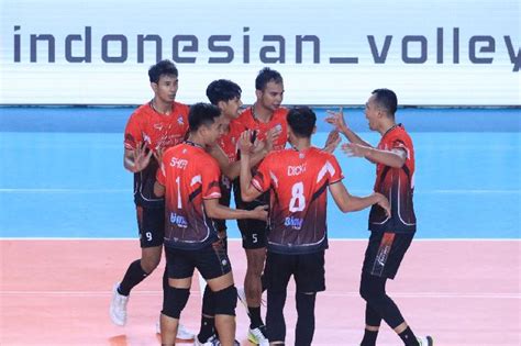 final voli putra Timnas bola voli putra Indonesia gagal melaju ke babak semifinal AVC Challenge Cup 2023 setelah dikalahkan Thailand 2-3