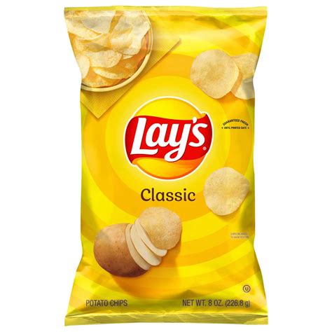 find a lays golden potato chip  Bring a cup of water to a boil, then reduce it to a simmer and add potato chips