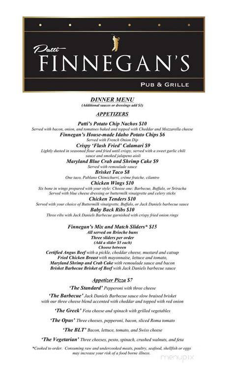 finnegan's pub rochester menu  Mitchell’s Rochester Hills has a raw bar, open kitchen, the fish case displaying Today’s catch and customized cutting room and offers a variety of seafood options including grilled or broiled, blackened, cooked Shang Hai