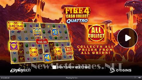 fire 4 cash collect quattro To retrieve the precious gem, players must first spin the reels and land D’artagnan symbols on both reels 2 and 4 simultaneously