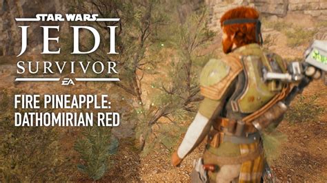 fire pineapple jedi survivor  While there are many new features in Star Wars Jedi Survivor, the planting aspect is making a return from the previous iteration