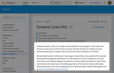 firebase dynamic link alternative  If I paste that link into the browser it redirects and loads the appropriate image