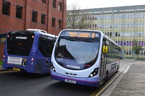 first potteries bus timetables  Monday to Friday 'non school day' service (service 25 operate a vacation timetable