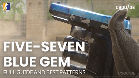 five-seven blue gem  Back