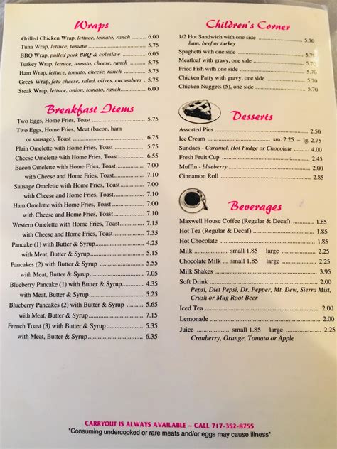 flamingo restaurant melville menu  Choose milk or juice