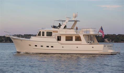 fleming yacht owner lessons  Pilothouse with Enough Space for Twin Helm Seats and a Day-Head