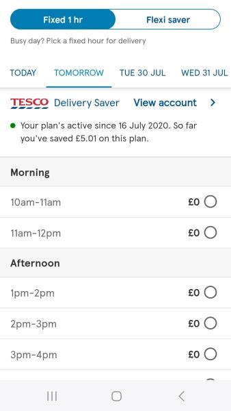 flexi saver tesco 00% AER / 1