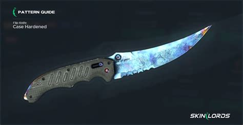 flip knife blue gem seed  Gut