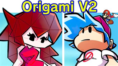 fnf paper mario the origami king v2 FNF: The Origami King v2