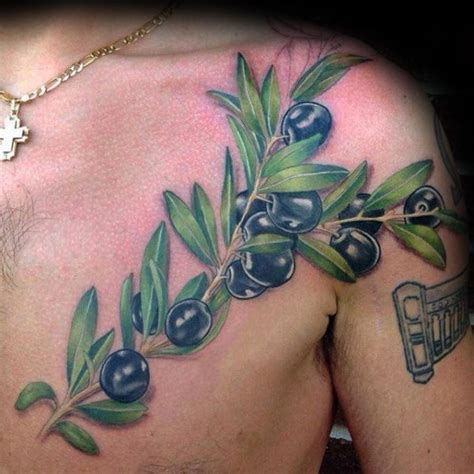 folha de oliveira tattoo significado  Para quem busca ideias de tatuagem flor de cerejeira em preto e branco, pode se inspirar nesta proposta de uma tatuagem feminina delicada