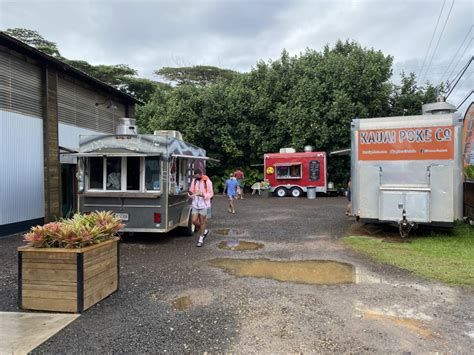 food trucks poipu  Morgan building makes excellent platters of oxtail or jerk chicken and rice and beans, all covered in a salty delicious gravy