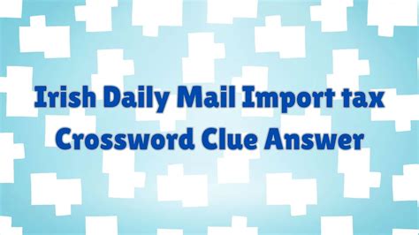 former property inheritance tax crossword clue  The Crossword Solver finds answers to classic crosswords and cryptic crossword puzzles