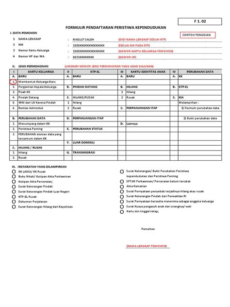 formulir sptjm kelahiran 01/Asli) dengan mencantumkan nama dan identitas 2(dua) orang saksi disertai fotokopi KTP-el; - Fotokopi Kutipan Akta