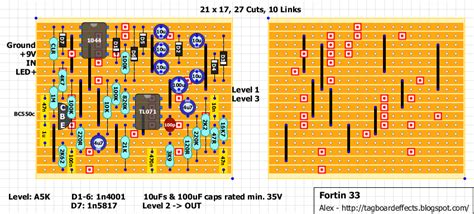 fortin 33 schematic  For Fuzz Friday here's the coolest Green Ringer + Rat pedal around! (To be fair, it's an awesome combo) The Green Ringer is on a JFET blend and the Rat section is pretty standard