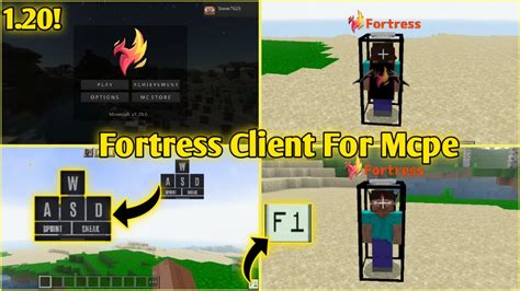 fortress client mcpe 1.20  Hello! Today, a minor update, Minecraft version 1