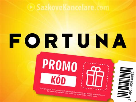 fortuna promo kód 000 Kč