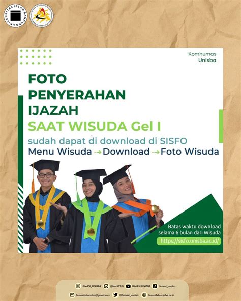 foto ijazah wisuda  (BAGI YANG LULUS YUDISIUM OKTOBER 2021) Diinformasikan kepada seluruh mahasiswa yang telah lulus yudisium bulan OKTOBER 2021, maka dipersilahkan untuk