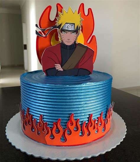 fotos de bolos do naruto  Fiesta Naruto