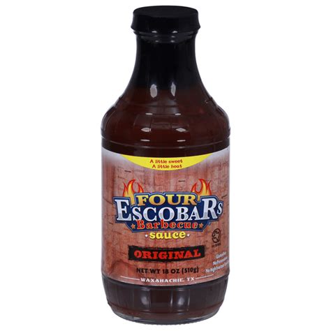 four escobars bbq sauce  Four Escobars Honey Barbecue Sauce